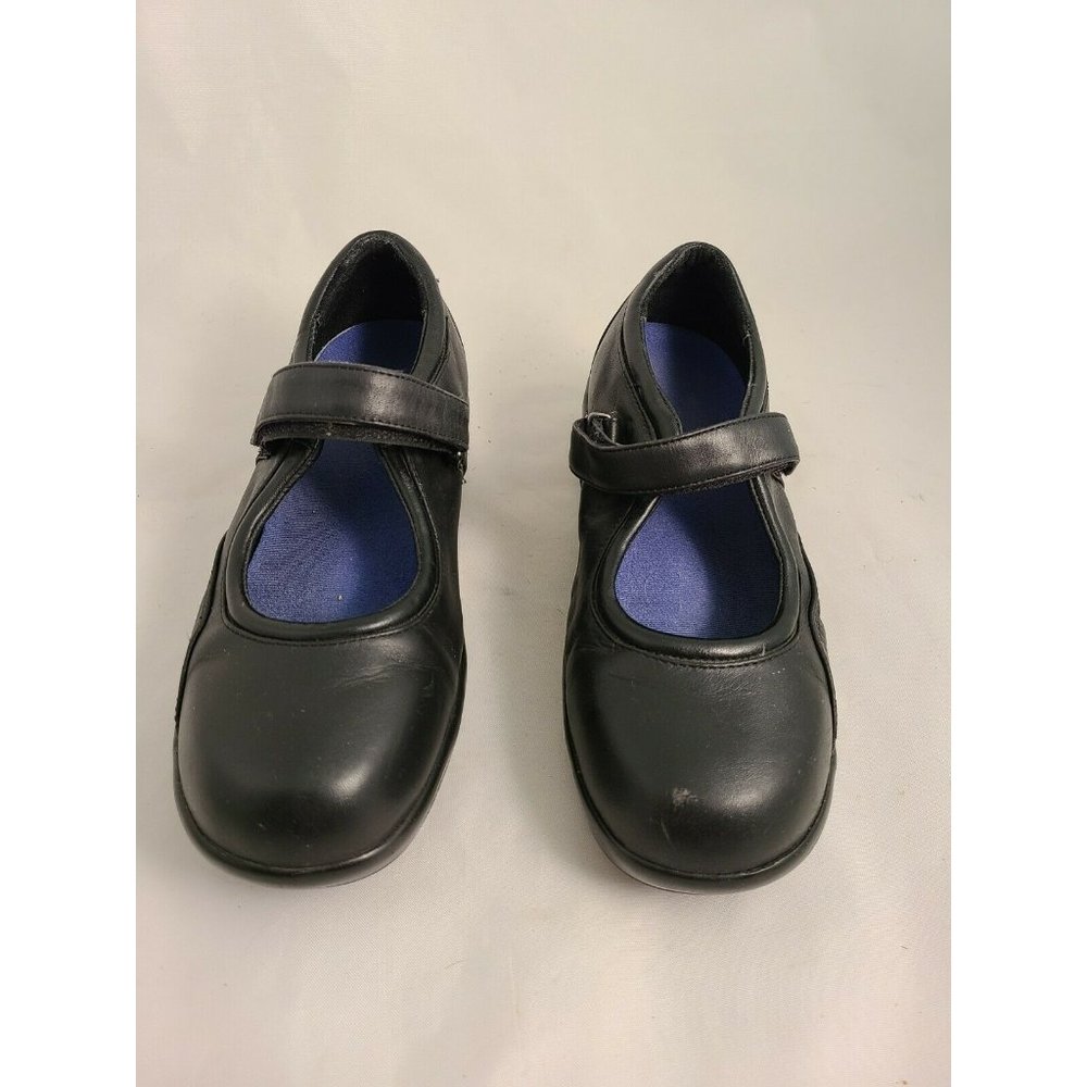 Apex Womens Orthotic Black Shoes Size 7.5